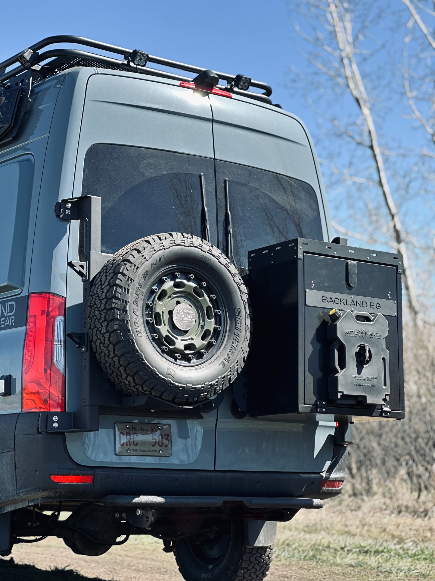 OX Compact Spare Tire Carrier - Pre-order!