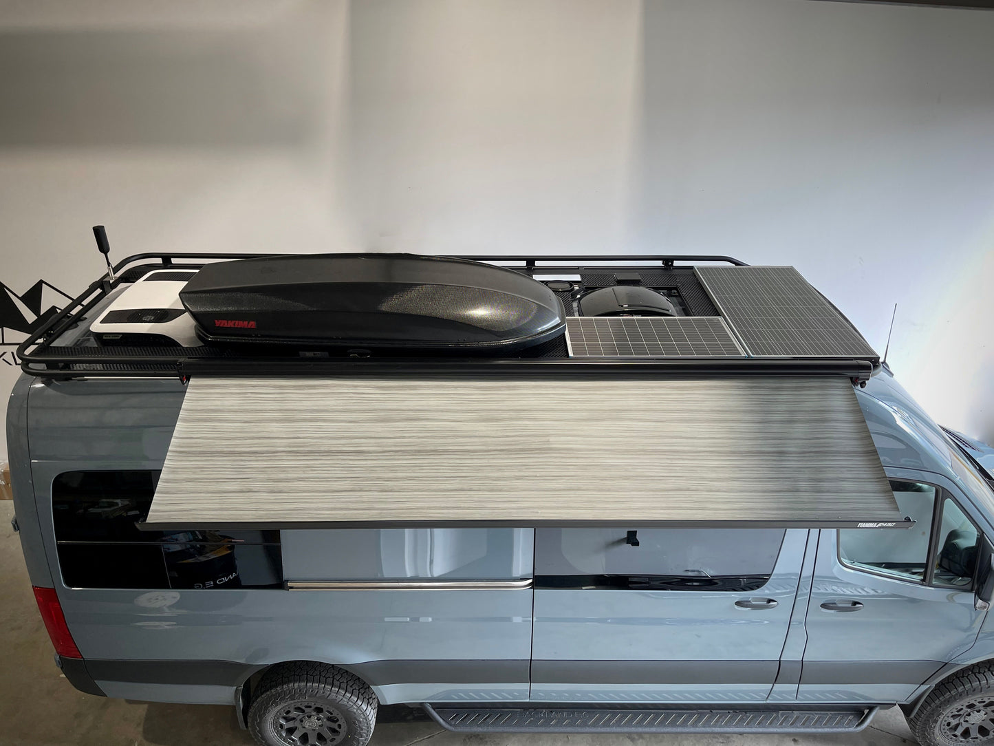 Top View of the Fiamma Awning