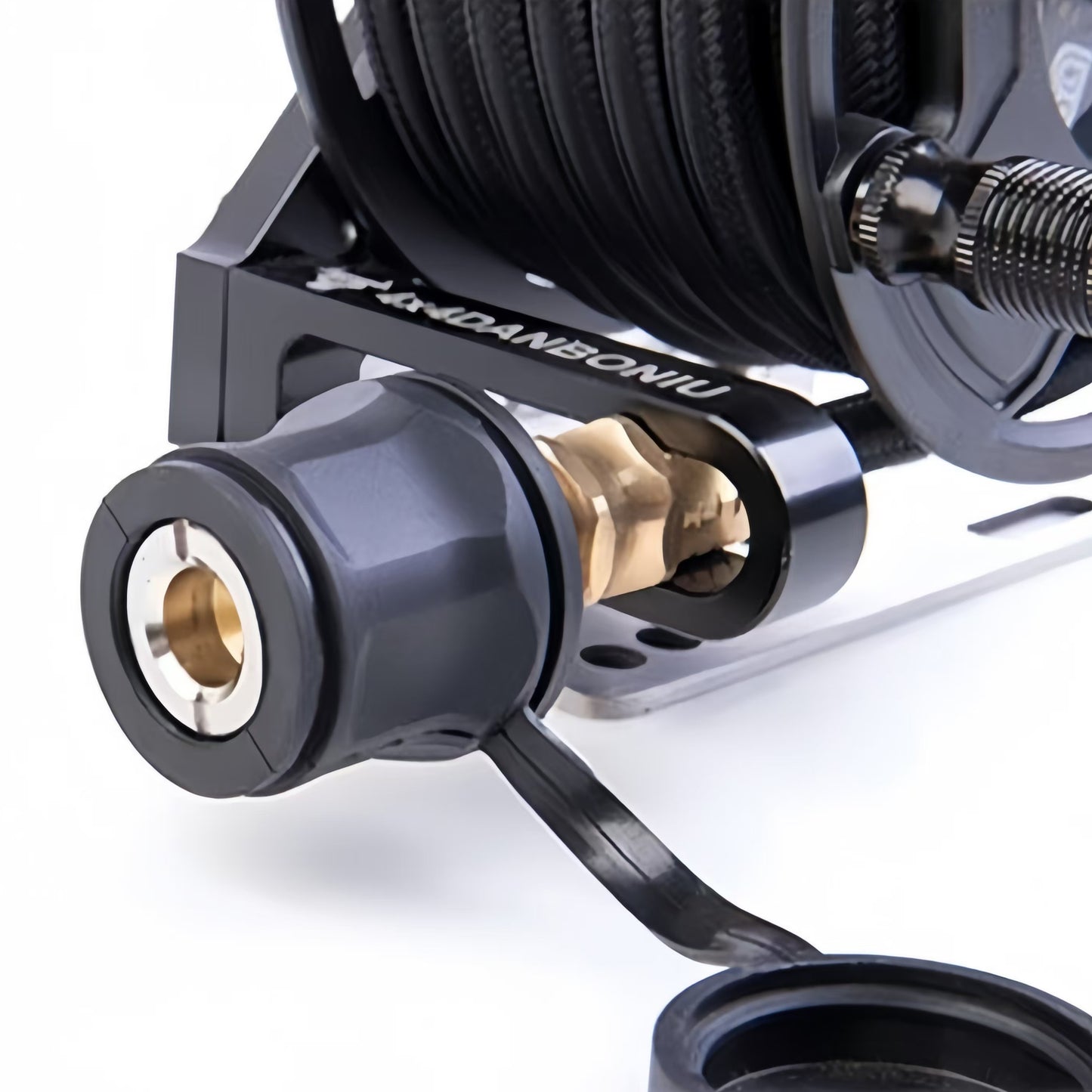 Air Pump Hose Reel with Retract & Crank