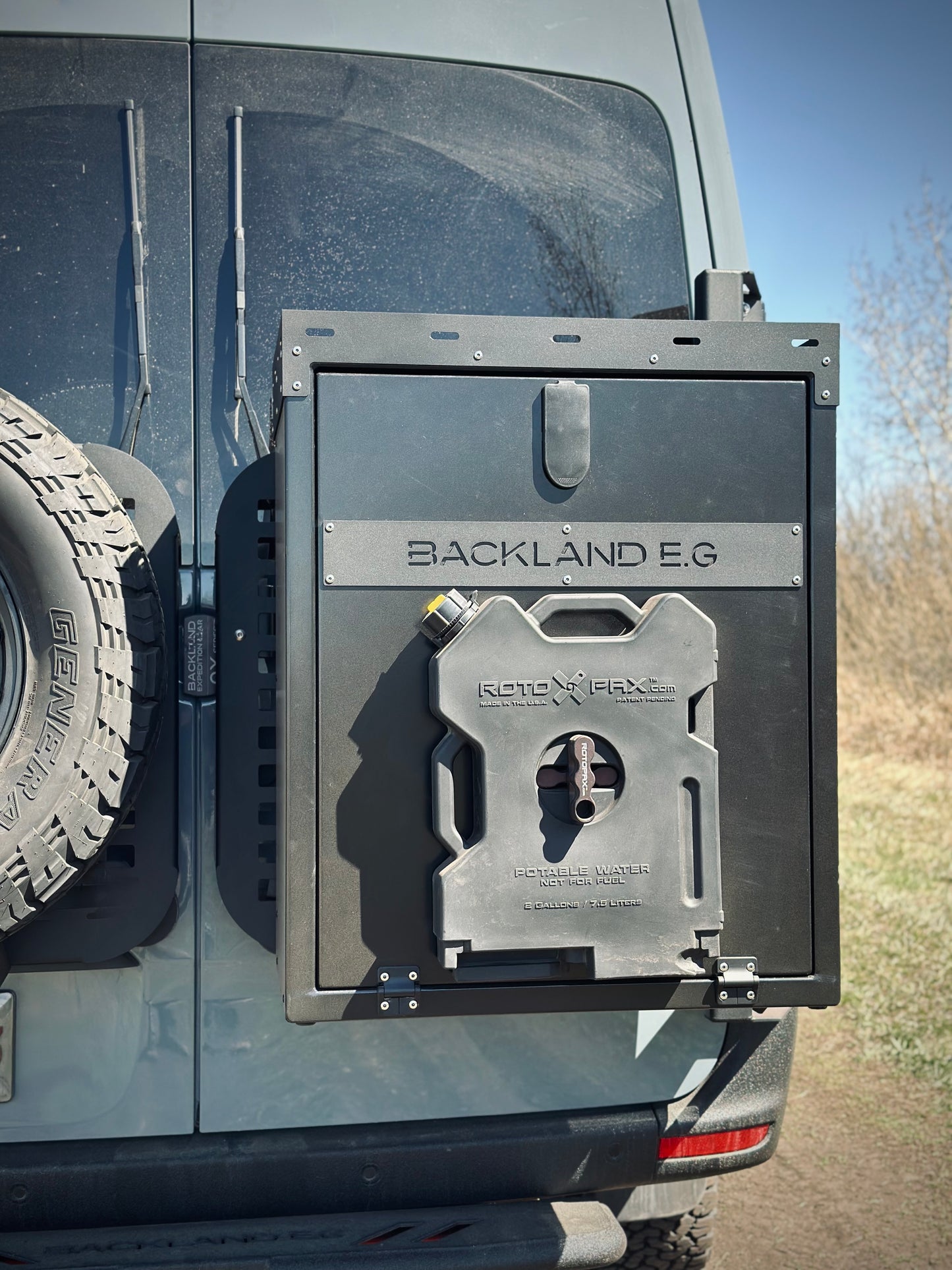 OX Compact Spare Tire Carrier - Pre-order!