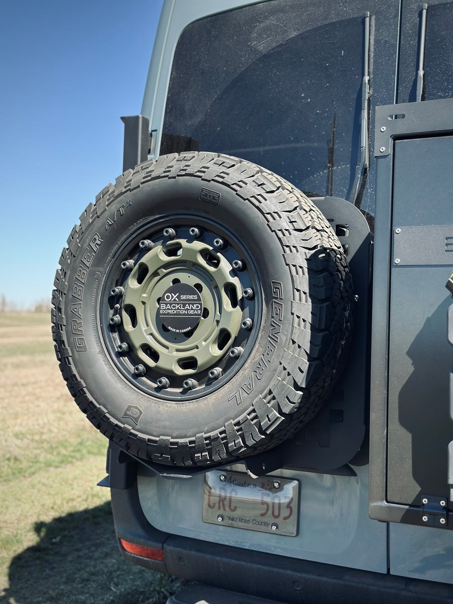 OX Compact Spare Tire Carrier - Pre-order!