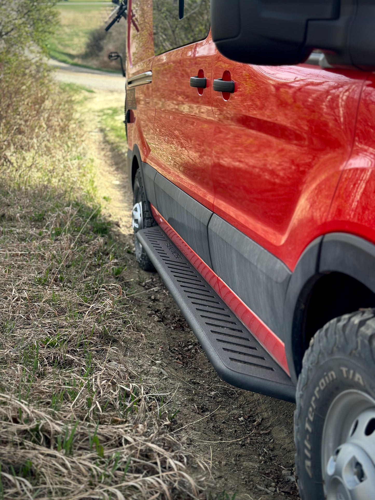 APEX - Side Steps - Transit Van 148" WB - Regular - Aluminum