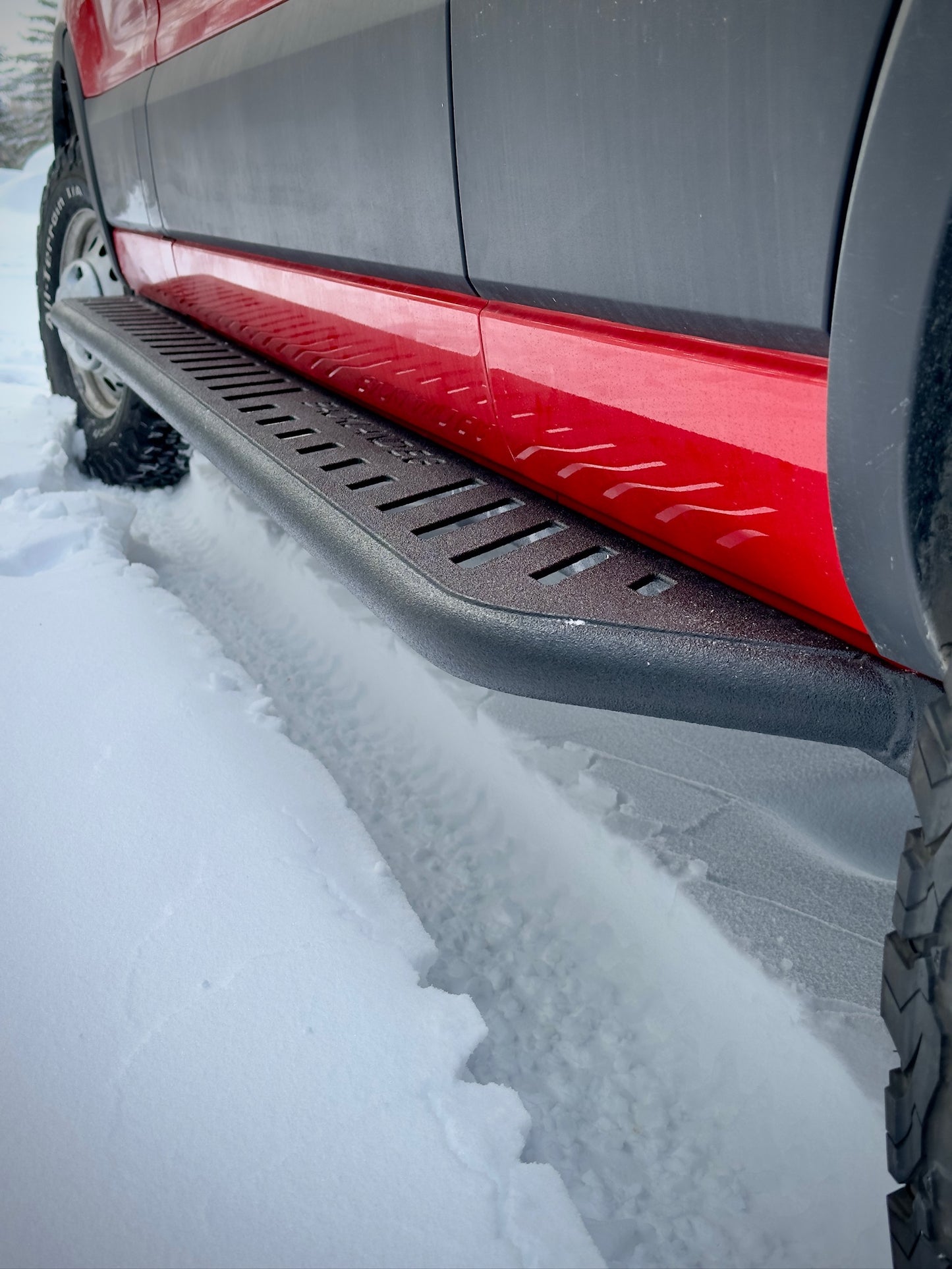 APEX - Side Steps - Transit Van 148" WB - Regular - Aluminum