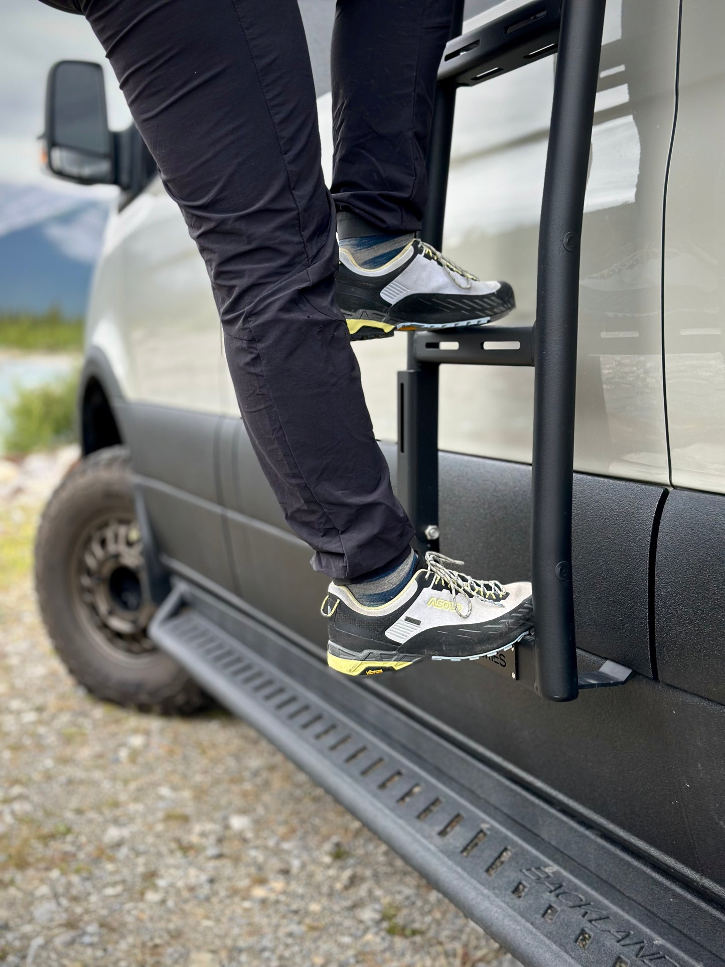 IBEX - Side Ladder High Roof Sprinter Van - 14" - Aluminum