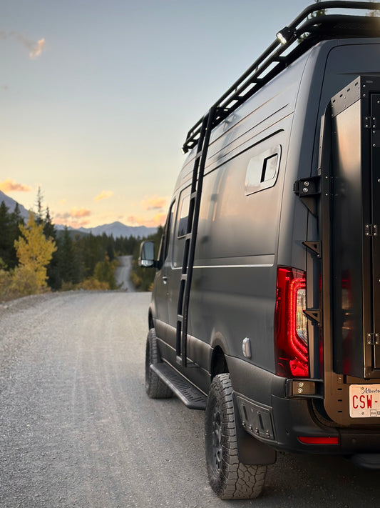 IBEX - Side Ladder V2 - Sprinter Van High Roof 12" Wide - Aluminum