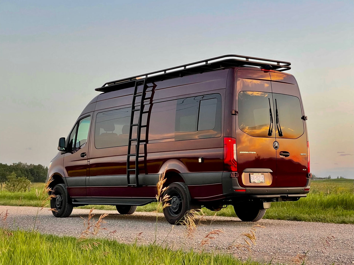 IBEX - Side Ladder High Roof Sprinter Van - 14" - Aluminum