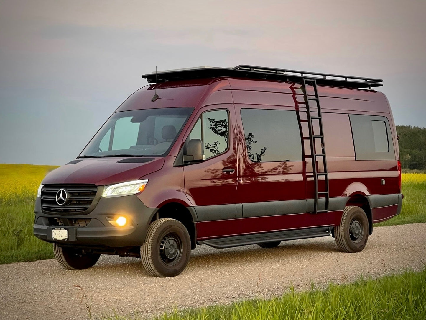 IBEX - Side Ladder High Roof Sprinter Van - 14" - Aluminum