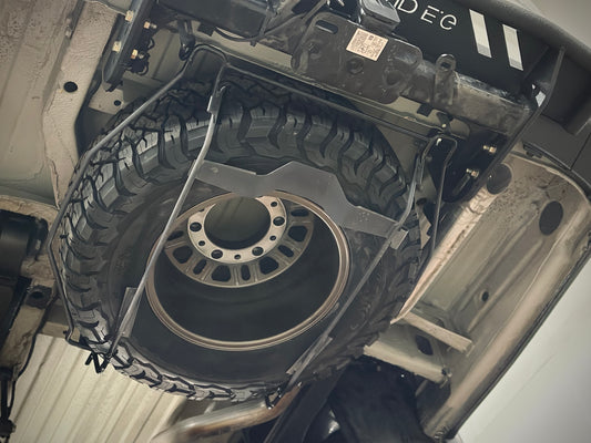 INSTALLATION: Large Spare Tire Undercarriage Basket Expansion Service