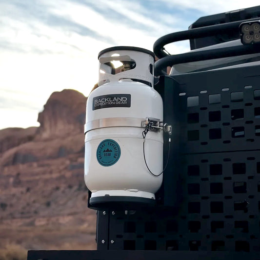 INSTALLATION: OX Propane Tank Holder