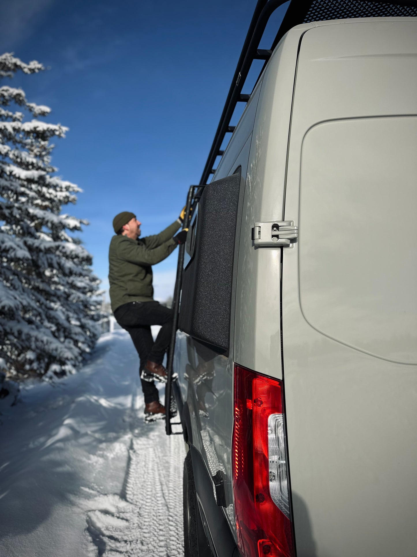 IBEX - Side Ladder High Roof Sprinter Van - 14" - Aluminum