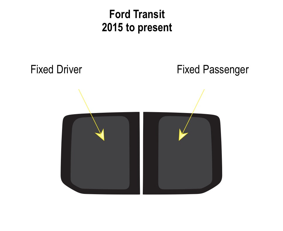 WINDOWS: AM Auto Back Door Window - Ford Transit 2015+