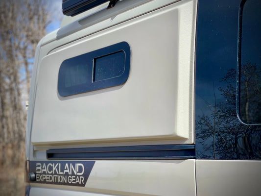 Cutout for one Window in a Pod, Window not Installed.