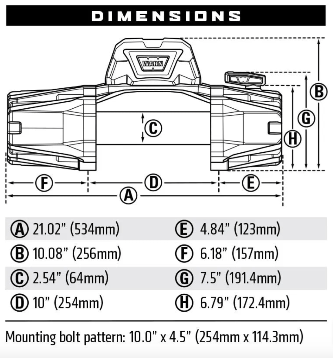 WARN Industries: VR EVO 12-S Winch - 103255 12V DC Synthetic Cable