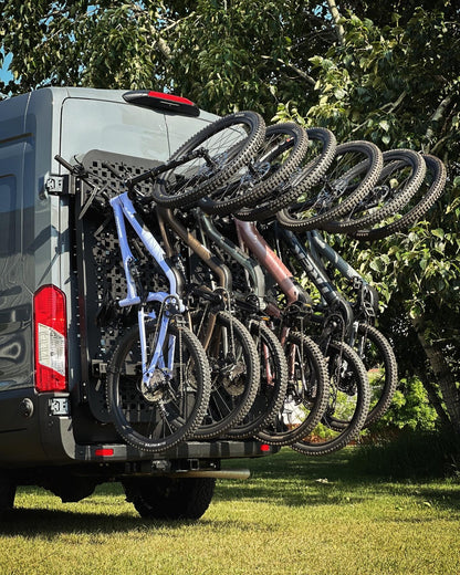 OX - Vertical Bike Rack System - up to 3 Bike Mounts (1 Bike Mount Included)