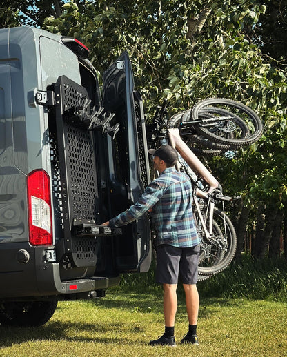 OX - Vertical Bike Rack System - up to 3 Bike Mounts (1 Bike Mount Included)