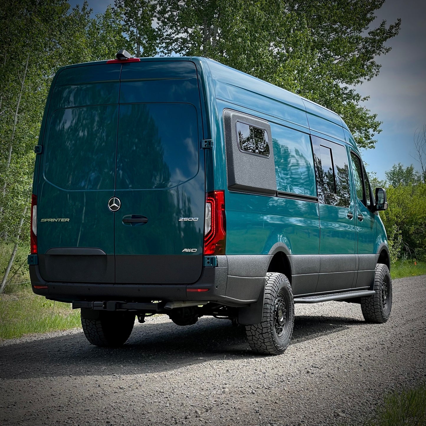 Mercedes van rust protection on hood, grille, bumper, pods and rocker panels