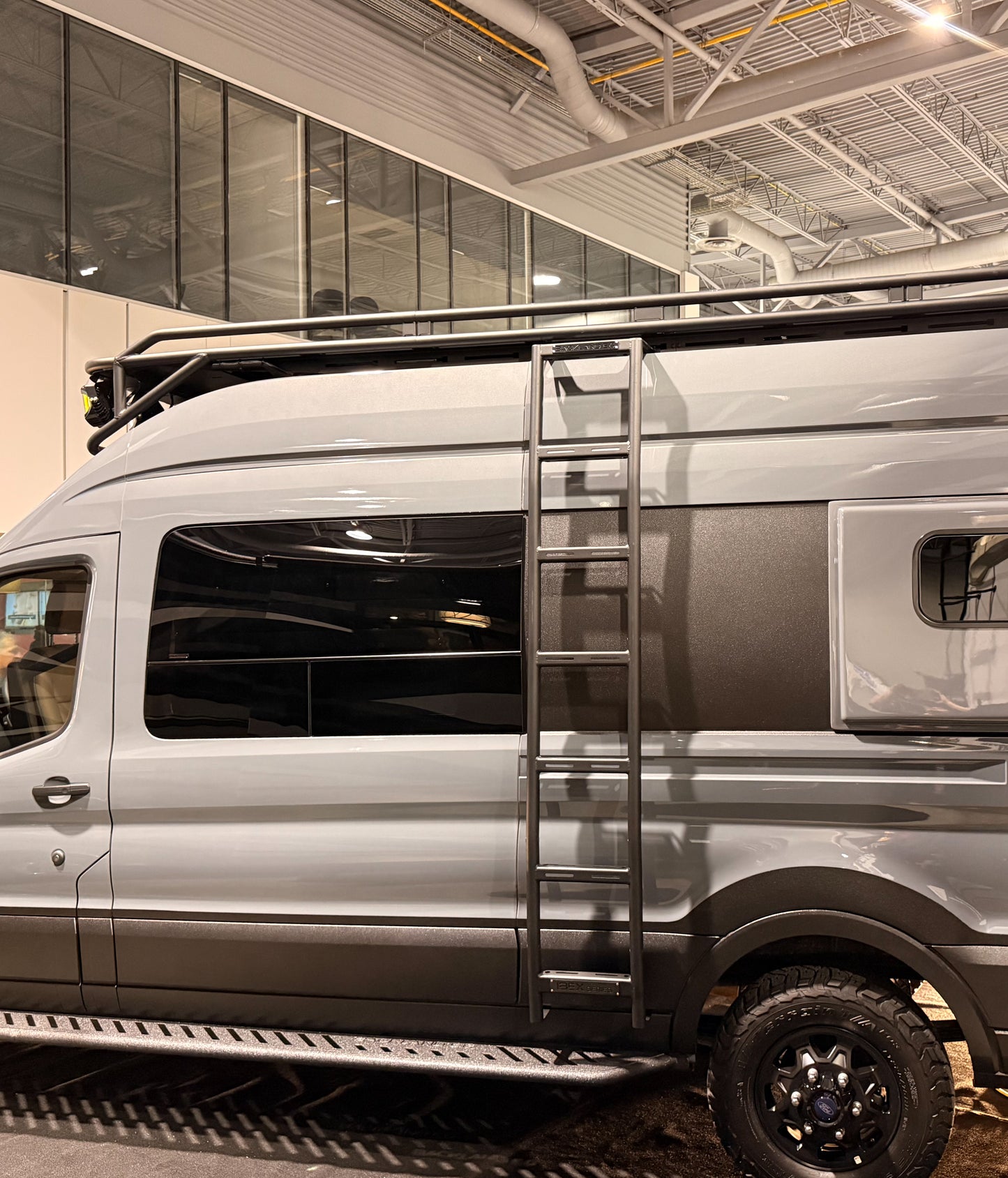 IBEX: Side Ladder V2 - Transit Van High Roof - 14" - Aluminum - Pre-Order!