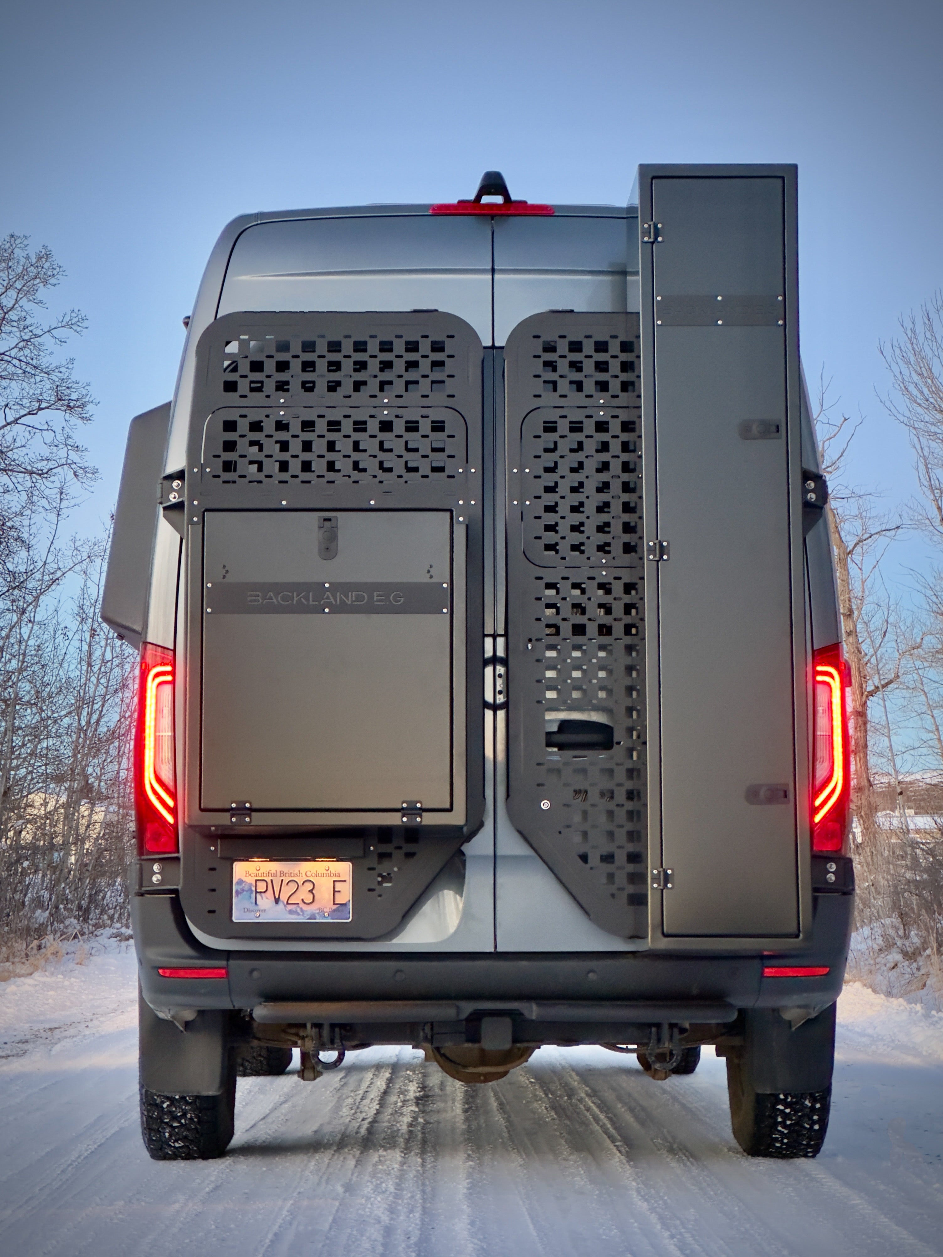 Sprinter Van Ski Storage- Ox Ski & Board Box | Backland Expedition Gear