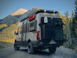 Sprinter Rear Door Storage: OX Rear Door Carrier System | Backland ...