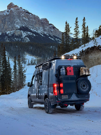 Sprinter Rear Door Storage: OX Rear Door Carrier System | Backland ...