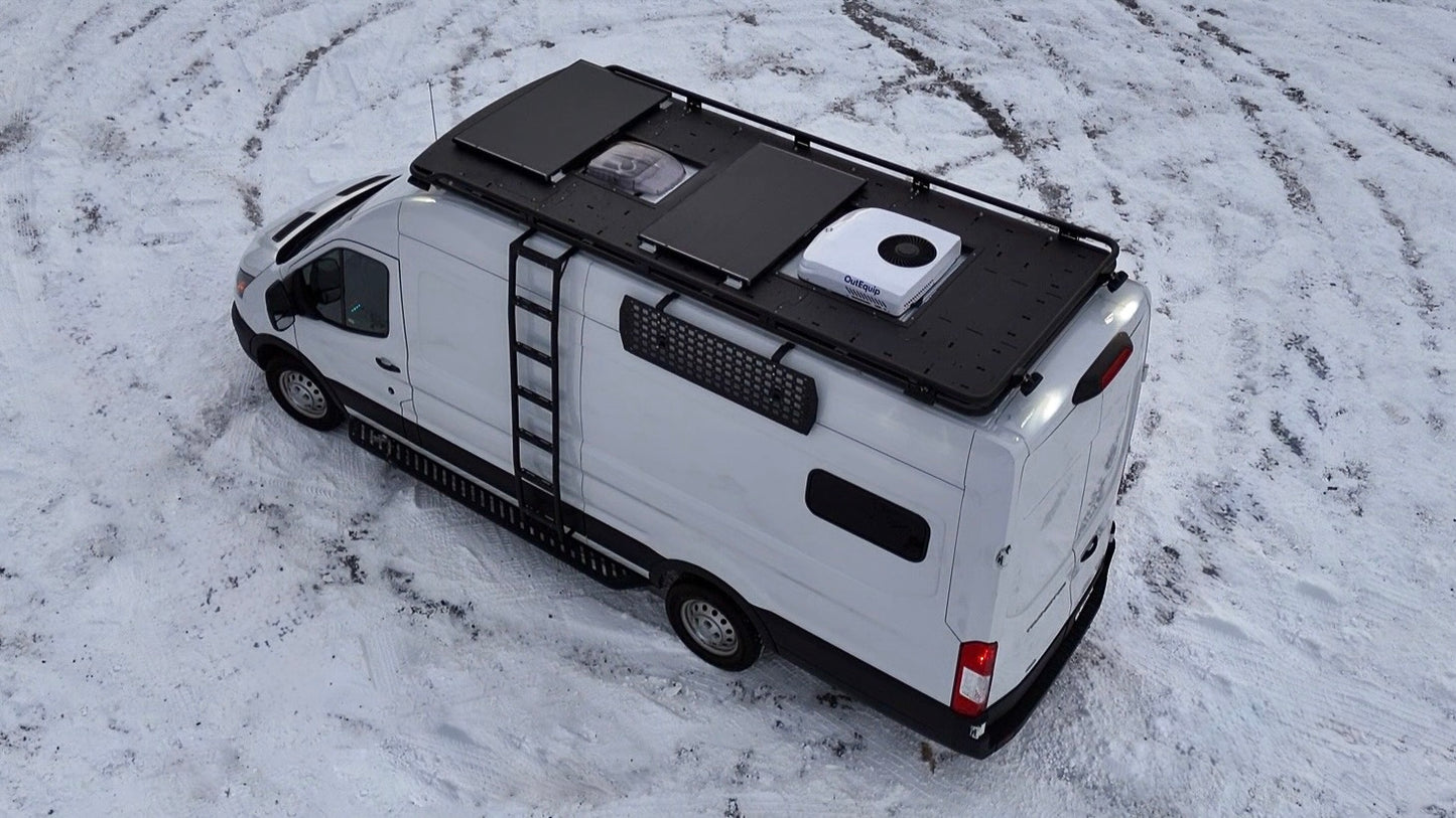 IBEX: Side Ladder V2 - Transit Van High Roof - 14" - Aluminum - Pre-Order!