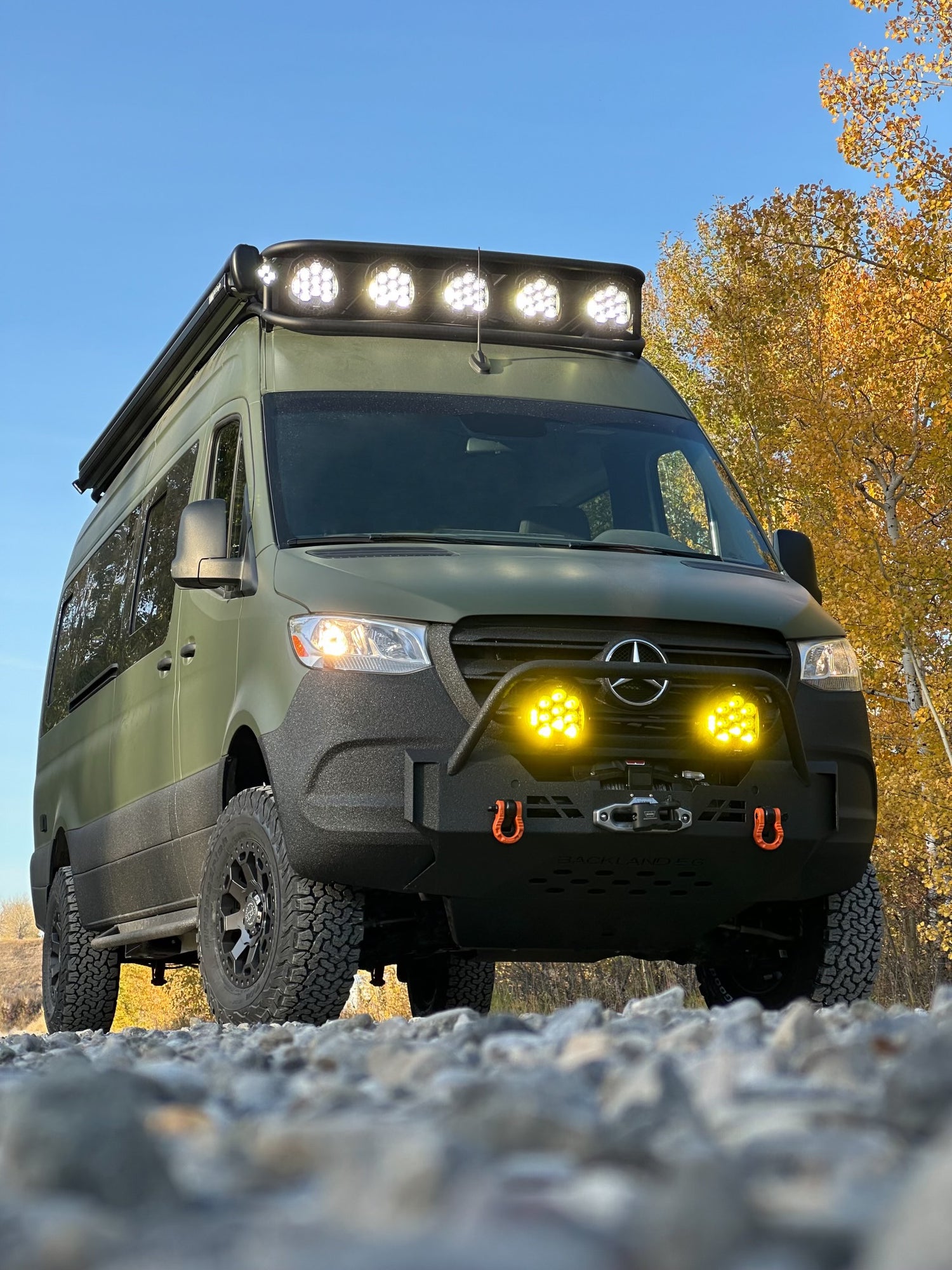 EAGLE Series Roof Rack - The NEST -  Sprinter 170  Drop-Down Overhang