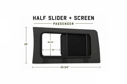 WINDOWS: AM Auto - Ford Transit 130, 148 & 148 Ext - Half Slider Window