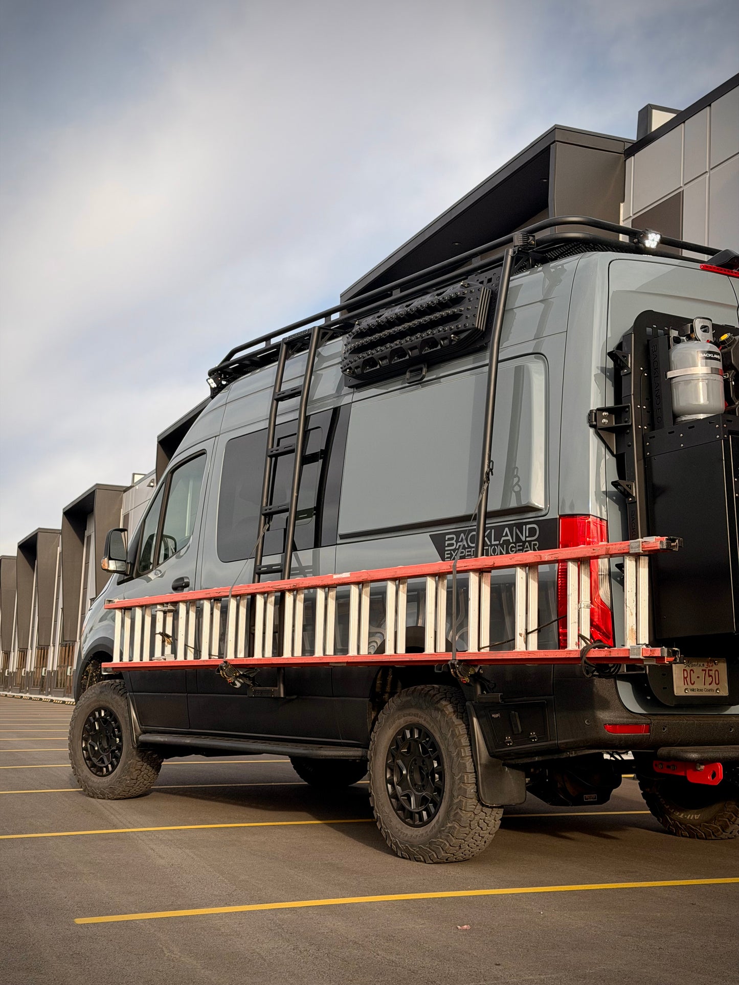 IBEX - Side Ladder High Roof Sprinter Van - 14" - Aluminum