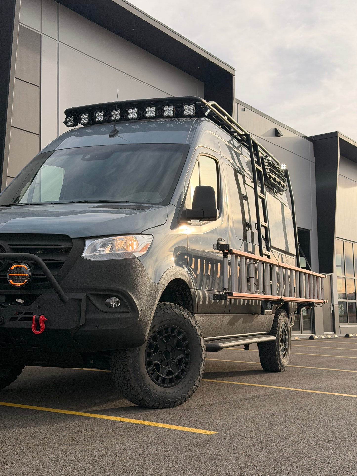 IBEX - Side Ladder High Roof Sprinter Van - 14" - Aluminum