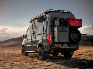 Sprinter Rear Door Storage: OX Rear Door Carrier System | Backland ...