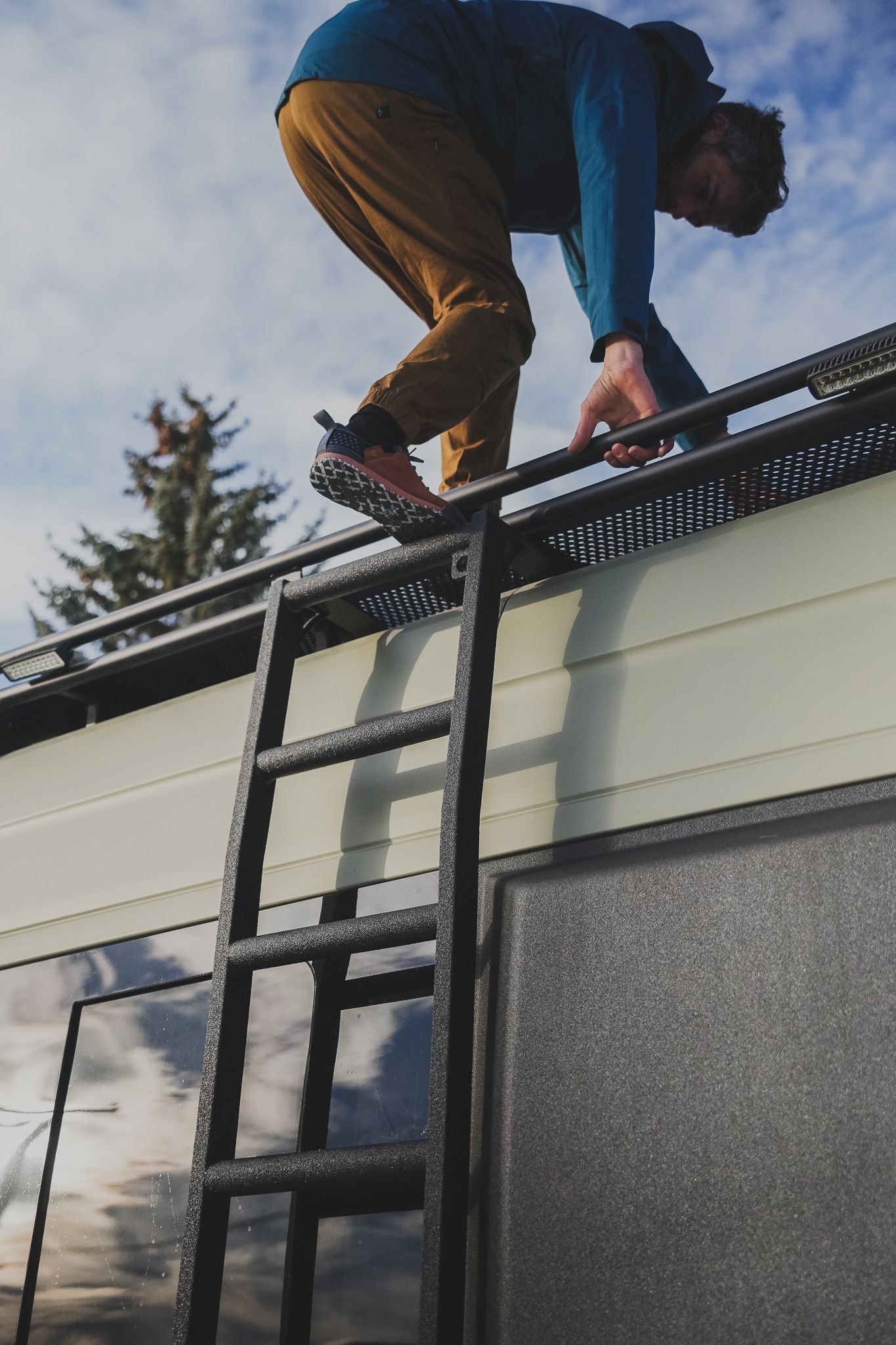 Sprinter Van Ladder- IBEX series High Roof-Steel