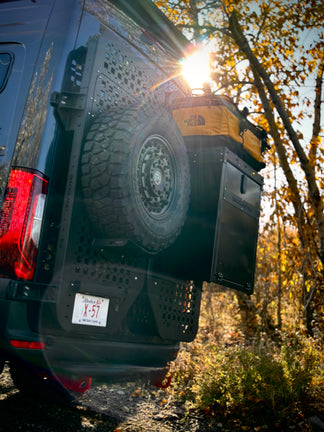 Sprinter Rear Door Racking System Sprinter Rear Door Storage: OX Rear Door Carrier System | Backland ...