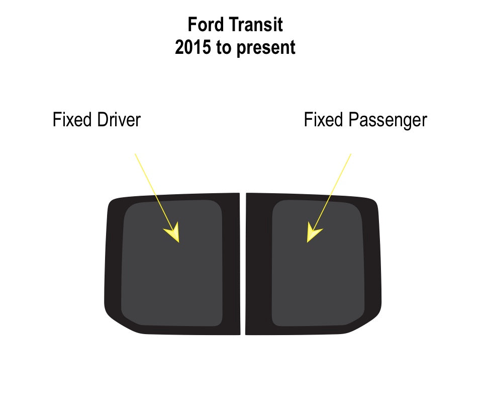 AM Auto Back Door Window - Ford Transit 2015+