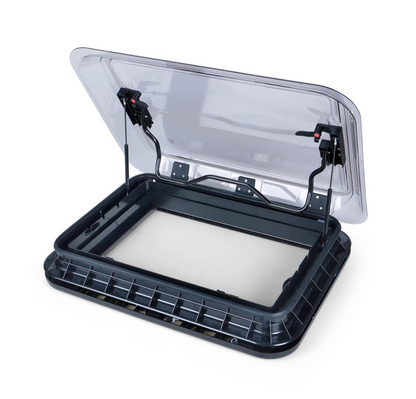 NOMADIC ARK - SkyLight 700mm × 500mm with Fly Net and White LED Lights - Available in white or black