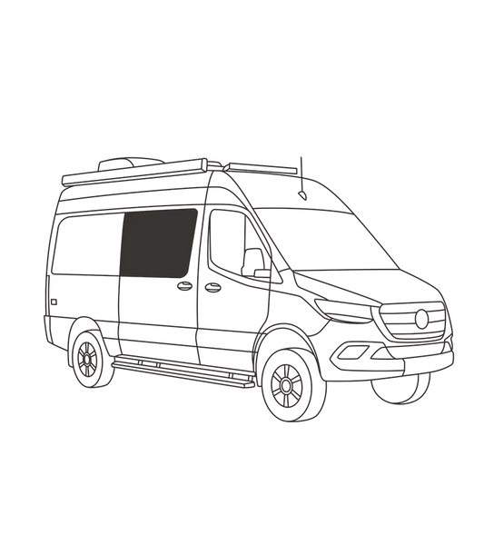 Overnight Van Supplies - Sliding Door Screen - Sprinter