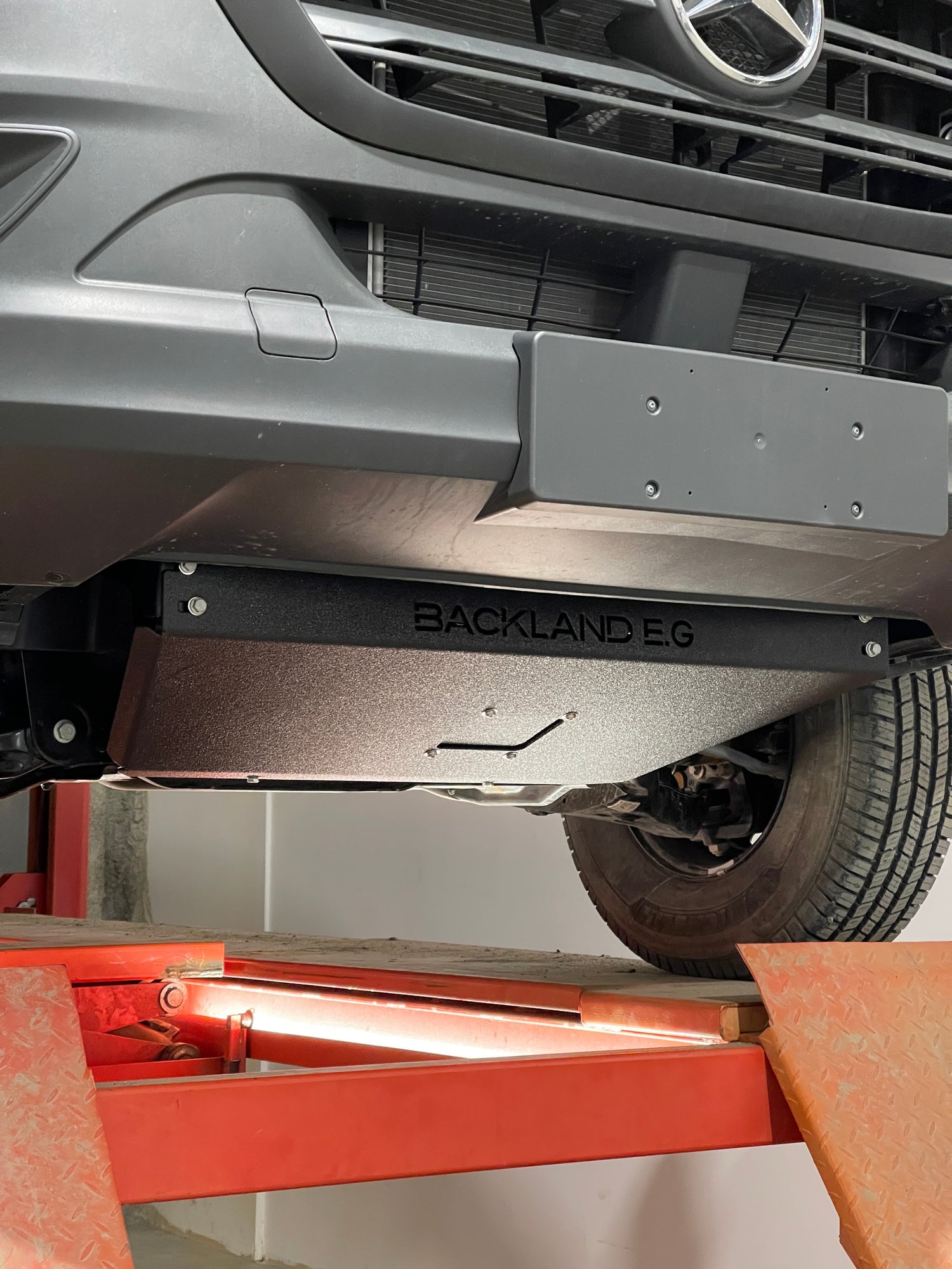 BISON - Engine Skid Plate Mounting Brackets - For 3500 Sprinter