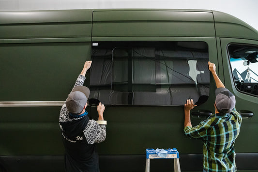 Installation: OE Style Window into a van panel
