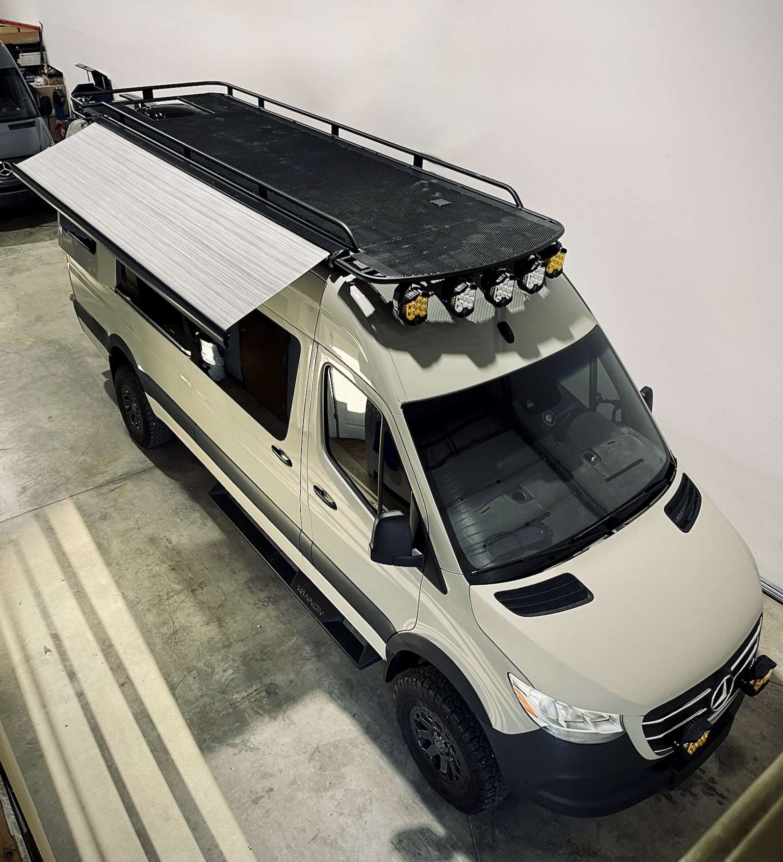 Sprinter van roof discount rails